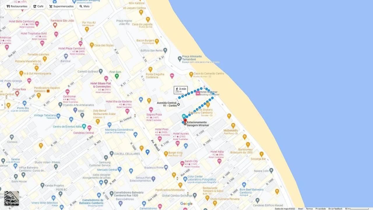 Appartamento Clr84 - Calcadao, Garagem, 1 Dorm Climatizado Balneário Camboriú Esterno foto